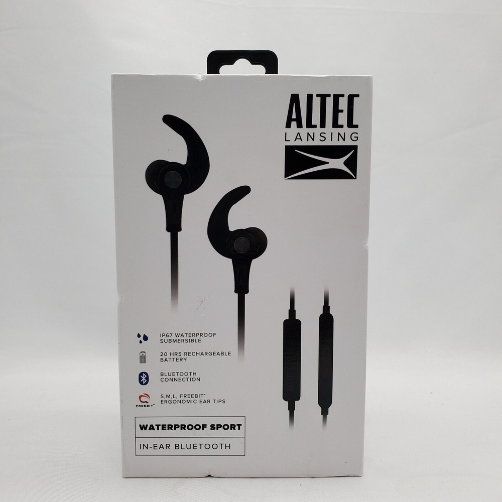 Altec Lansing MZX856 In-Ear Headphones Waterproof IPX67
